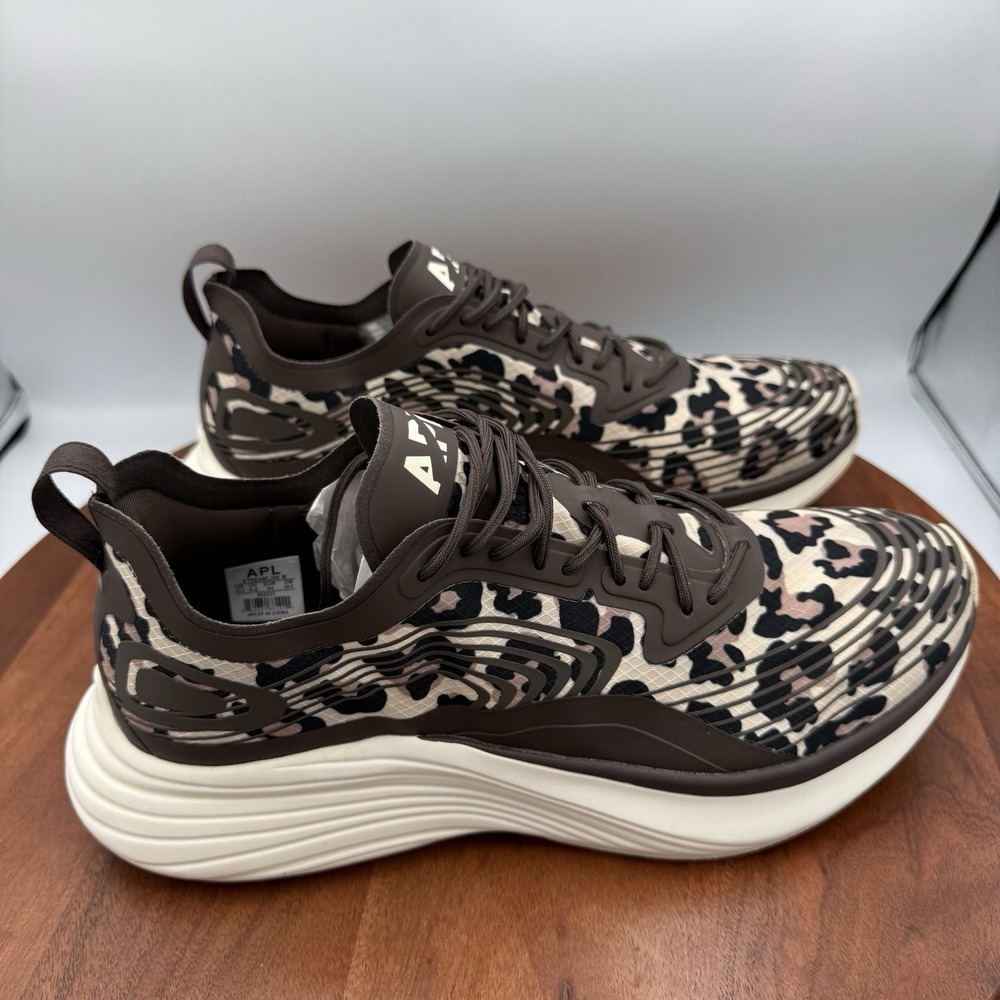 APL Athletic Propulsion Labs Streamline Chocolate/Leopard Men's Size 10.5/W 12